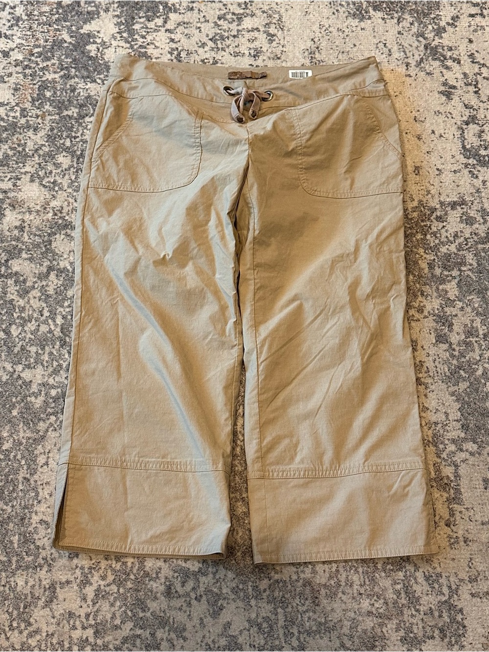 Prana Men's Tan Drawstring Chino Pants
